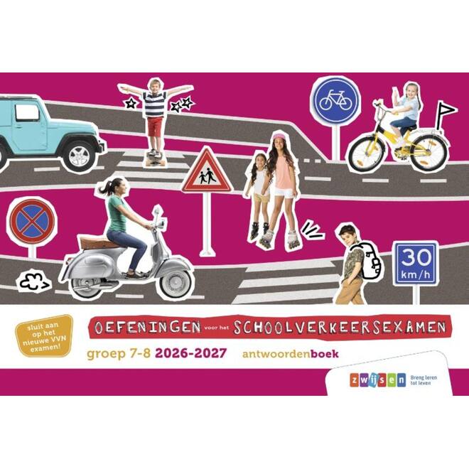 Schoolverkeersexamen 2026-2027 Antwoordenboek