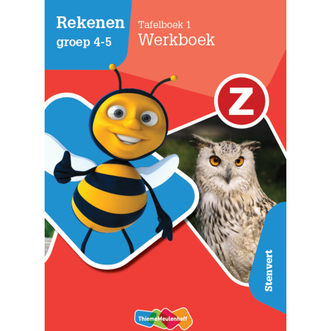 Z-Rekenen groep 4-5 Tafelboek 1 Werkboek - Stenvert