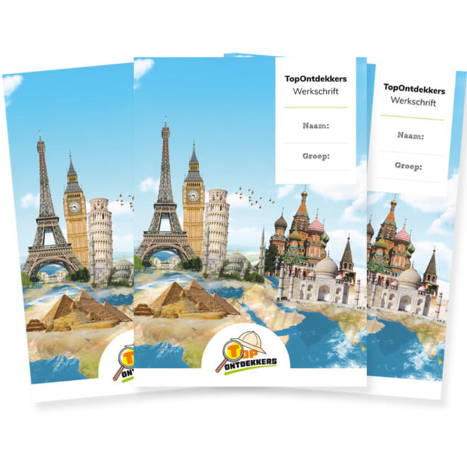TopOntdekkers - werkschrift (5-voud) (5 stuks)