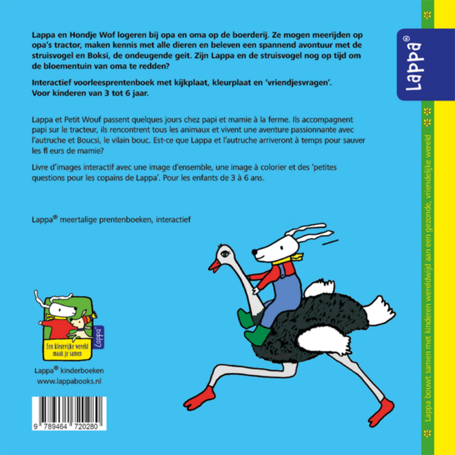 Lappa Kids - Lappa op de boerderij (Nederlands - Frans)