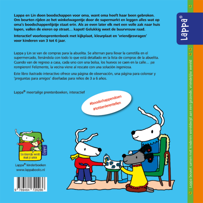 Lappa Kids - Lappa doet boodschappen (Nederlands - Spaans)