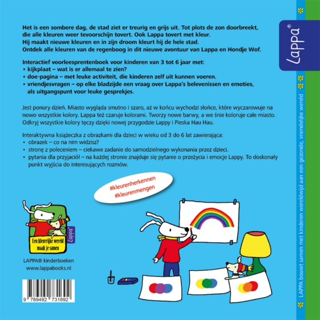 Lappa Kids - Lappa kleurt de stad (Nederlands - Pools)