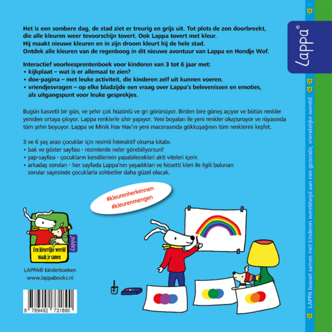 Lappa Kids - Lappa kleurt de stad (Nederlands - Turks)