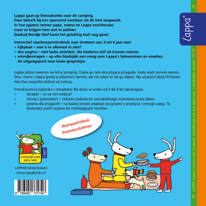 Lappa Kids - Lappa gaat kamperen (Nederlands - Pools)