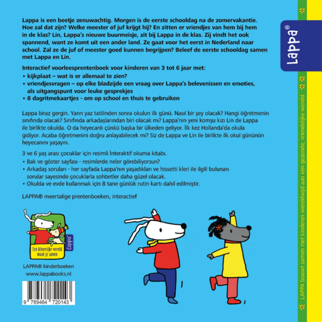 Lappa Kids - Lappa gaat naar school (Nederlands - Turks)
