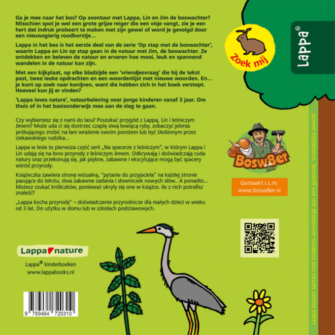 Lappa Loves Nature - Lappa in het bos (Nederlands - Pools)