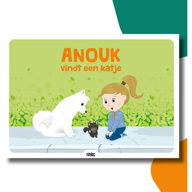 Anouk vind een katje - Kamishibai vertelplaten
