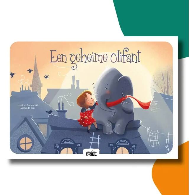 Een geheime olifant - Kamishibai vertelplaten