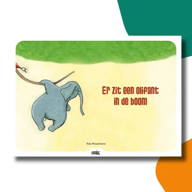 Er zit een olifant in de boom - Kamishibai vertelplaten