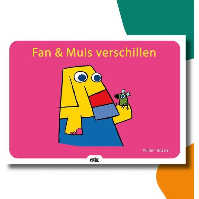 Fan & muis verschillen - Kamishibai vertelplaten