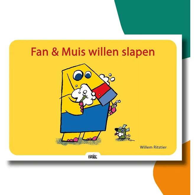 Fan & muis willen slapen - Kamishibai vertelplaten