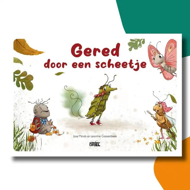 Gered door een scheetje - Kamishibai vertelplaten