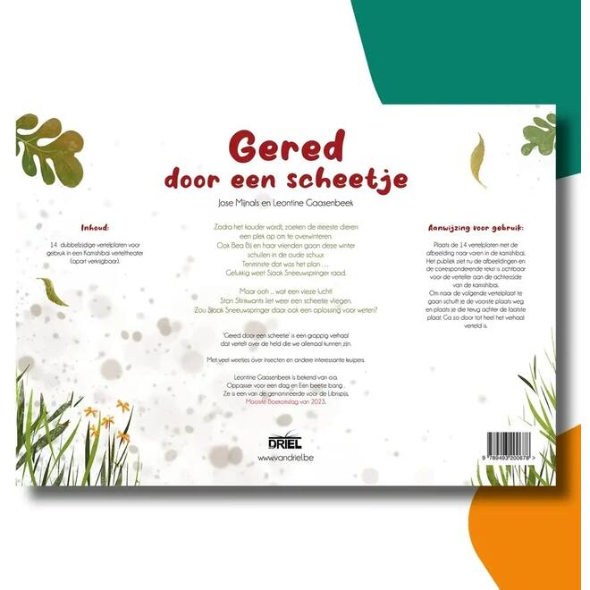 Gered door een scheetje - Kamishibai vertelplaten