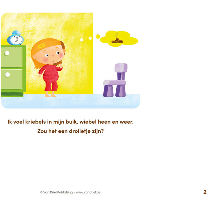 Ik durf niet te poepen - Kamishibai vertelplaten