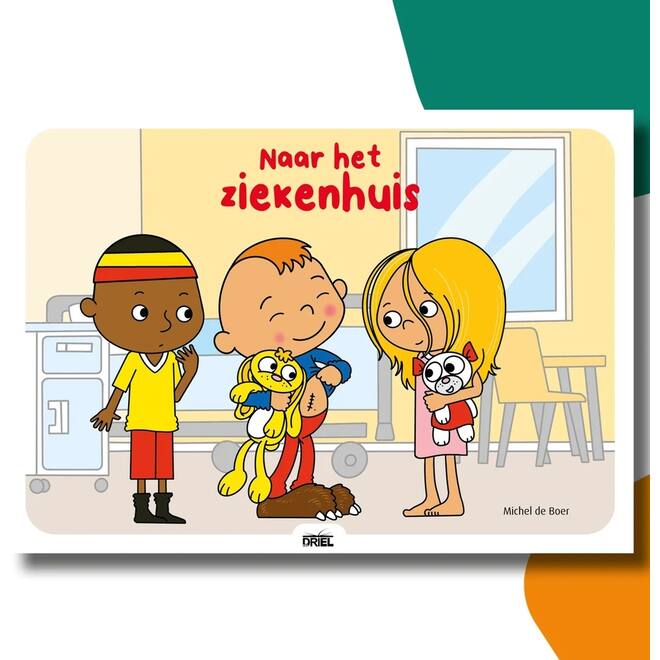 Naar het ziekenhuis - Kamishibai vertelplaten