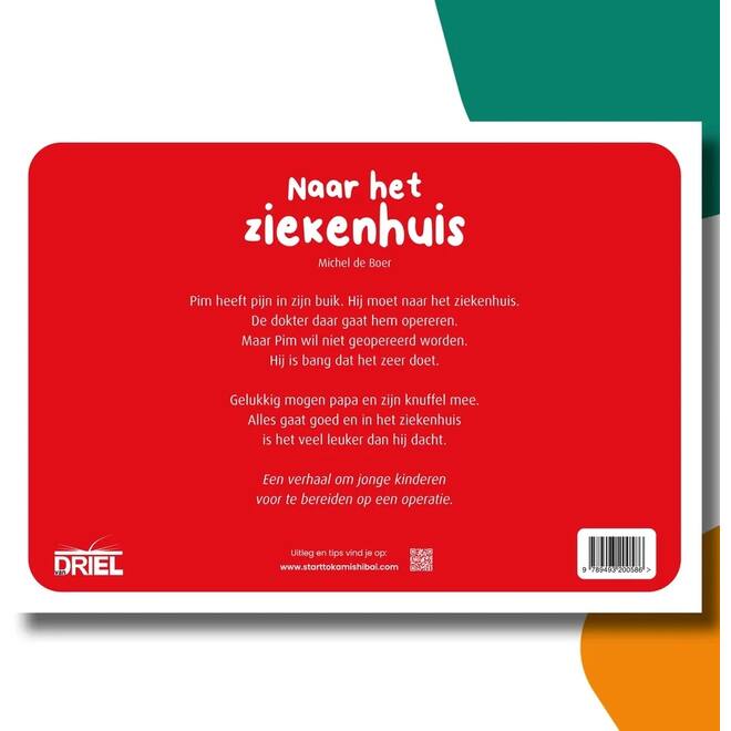 Naar het ziekenhuis - Kamishibai vertelplaten