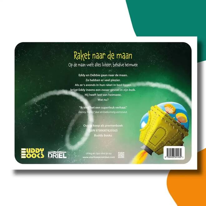 Raket naar de maan - Kamishibai vertelplaten