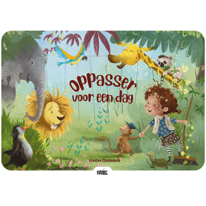 Oppasser voor een dag - Kamishibai vertelplaten