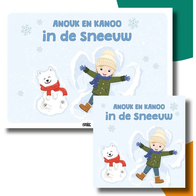 Anouk en Kanoo in de sneeuw - set Kamishibai vertelplaten & prentenboek