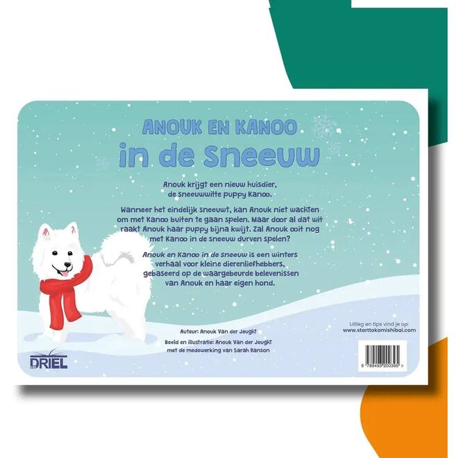 Anouk en Kanoo in de sneeuw - set Kamishibai vertelplaten & prentenboek