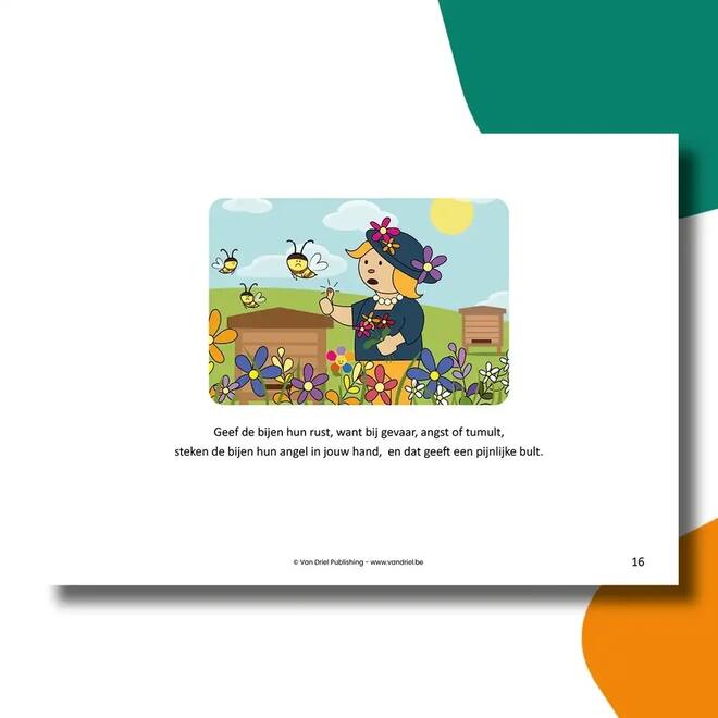De bijtjes van Juliette en Juliaan - set Kamishibai vertelplaten & prentenboek