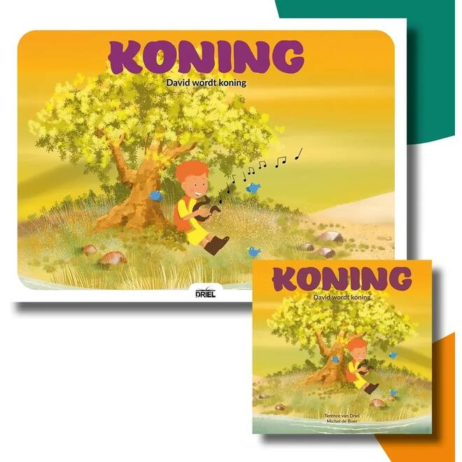 Koning - set Kamishibai vertelplaten & prentenboek