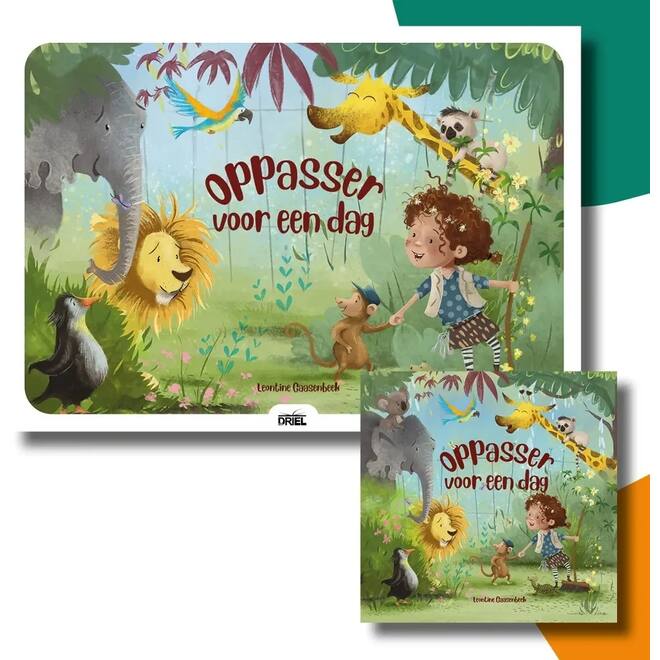 Oppasser voor een dag - set Kamishibai vertelplaten & prentenboek