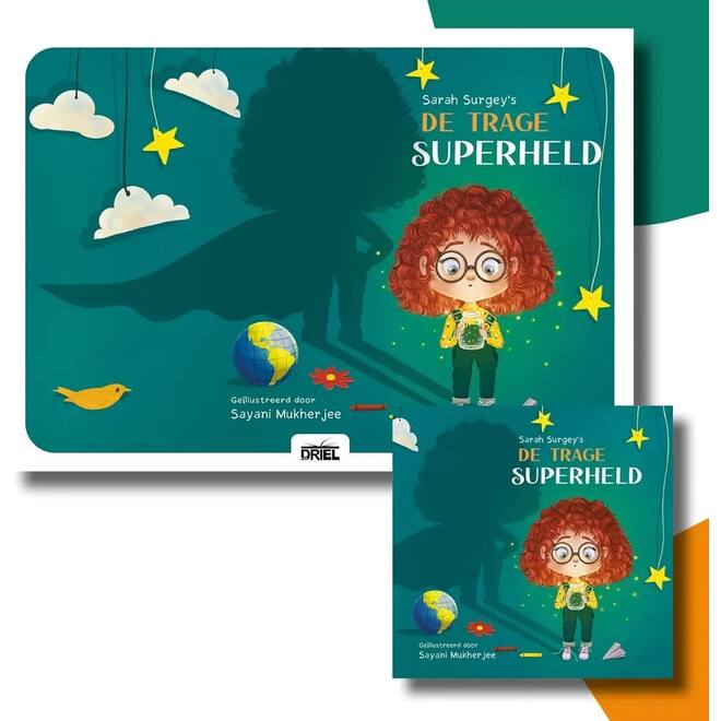 De trage superheld - set Kamishibai vertelplaten & prentenboek