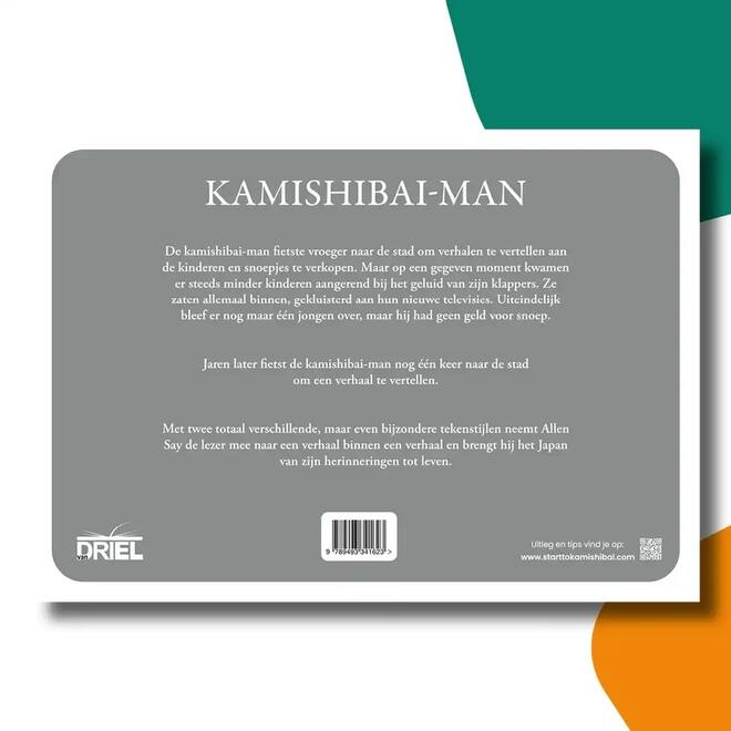 Kamishibai-man - set Kamishibai vertelplaten & prentenboek