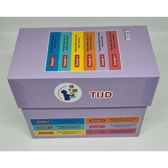 Dynamische schooldag Bewegend leren Box 6 Tijd