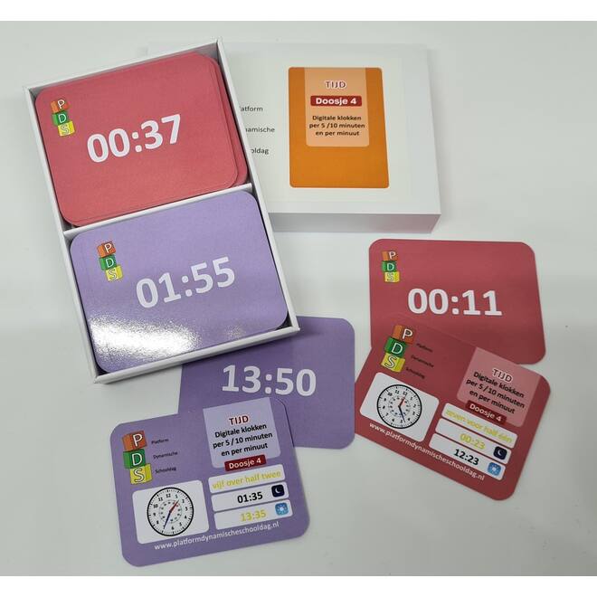 Dynamische schooldag Bewegend leren Box 6 Tijd