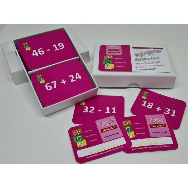 Dynamische schooldag Bewegend leren Box 2 Optellen en aftrekken