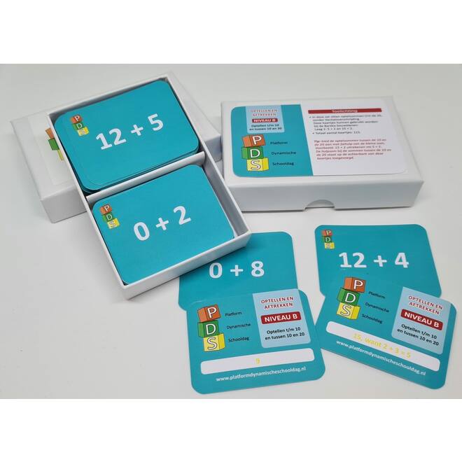 Dynamische schooldag Bewegend leren Box 2 Optellen en aftrekken
