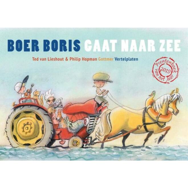 Boer Boris gaat naar zee Kamishibai vertelplaten