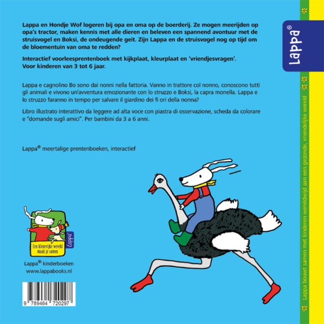 Lappa Kids - Lappa op de boerderij (Nederlands - Italiaans)