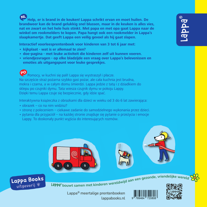 Lappa Kids - Lappa en de brandweer (Nederlands - Pools)