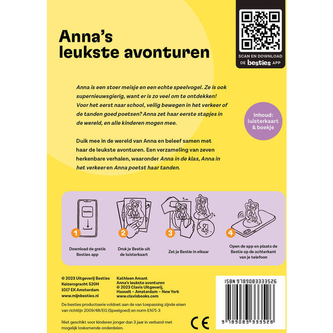 Besties luisterkaart - Anna’s leukste avonturen