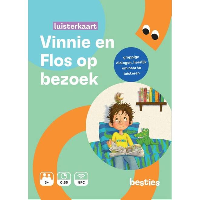 Besties luisterkaart - Vinnie en Flos op bezoek