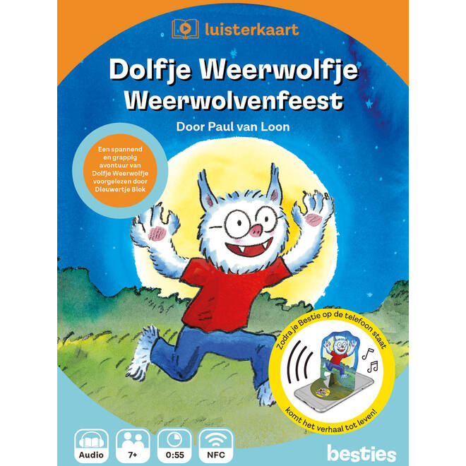 Besties luisterkaart - Dolfje Weerwolfje - Weerwolvenfeest