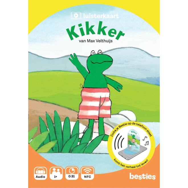 Besties luisterkaart - Kikker en zijn vriendjes
