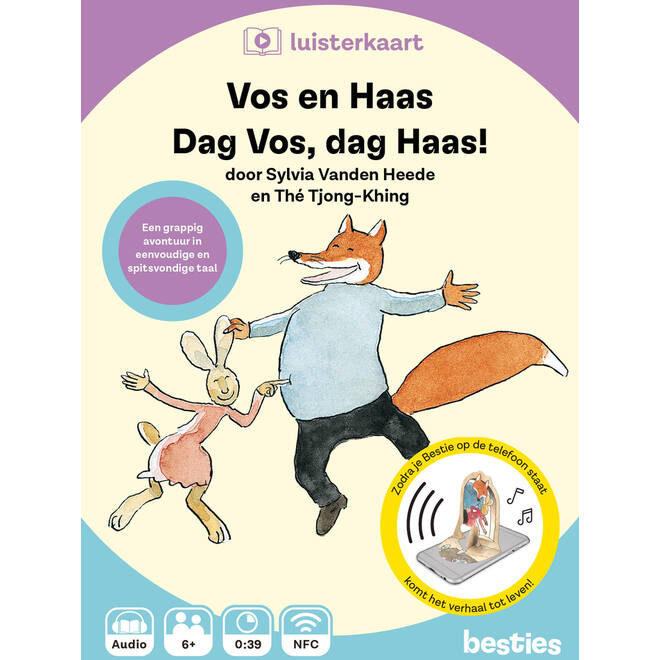 Besties luisterkaart - Dag Vos, dag Haas!