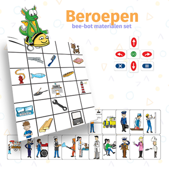 Delta.school (Delta de Draak) Bee-Bot materialenset beroepen