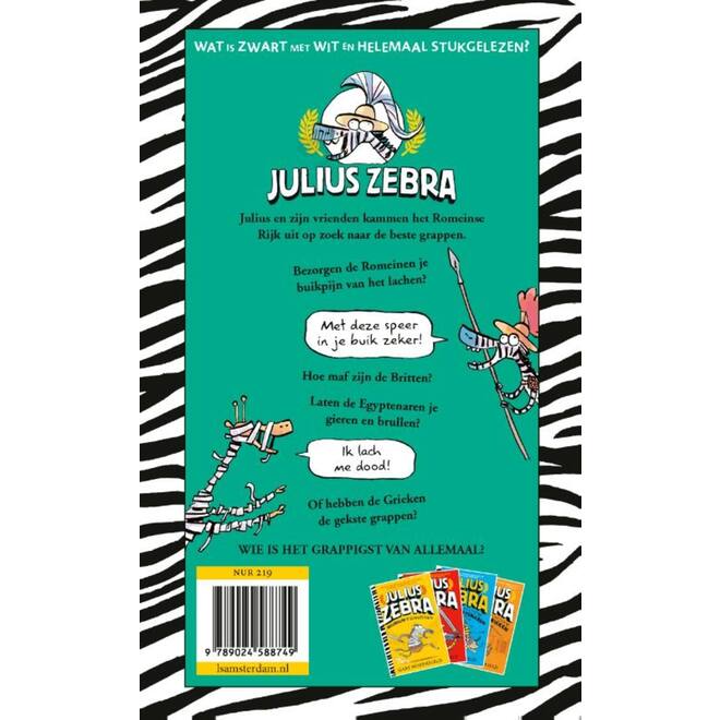 Julius Zebra: Gigagrappig moppenboek - Gary Northfield