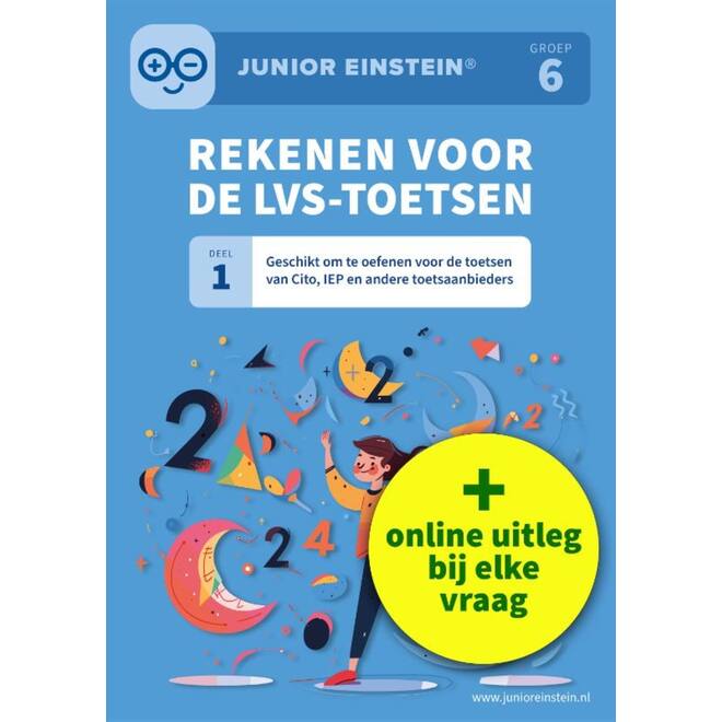 Rekenen voor de LVS-toetsen groep 6 deel 1