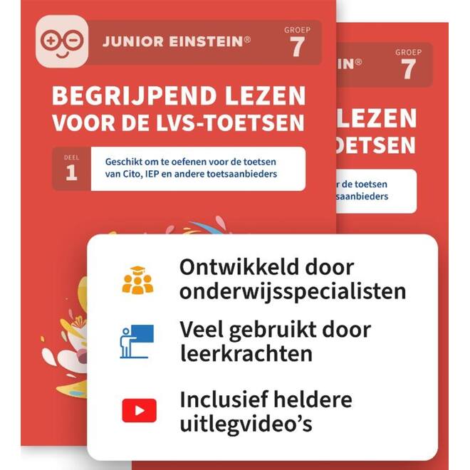 Begrijpend lezen voor de LVS-toetsen groep 7 deel 1 en 2