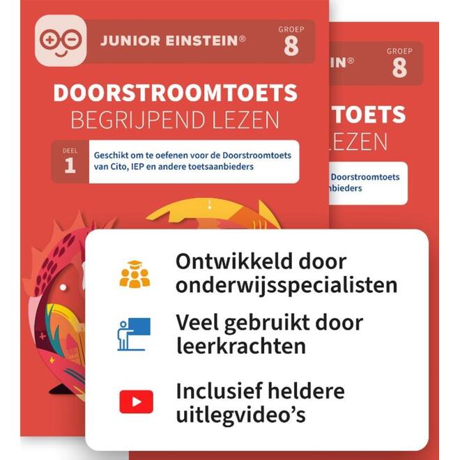 Doorstroomtoets Begrijpend lezen groep 8 deel 1 en 2