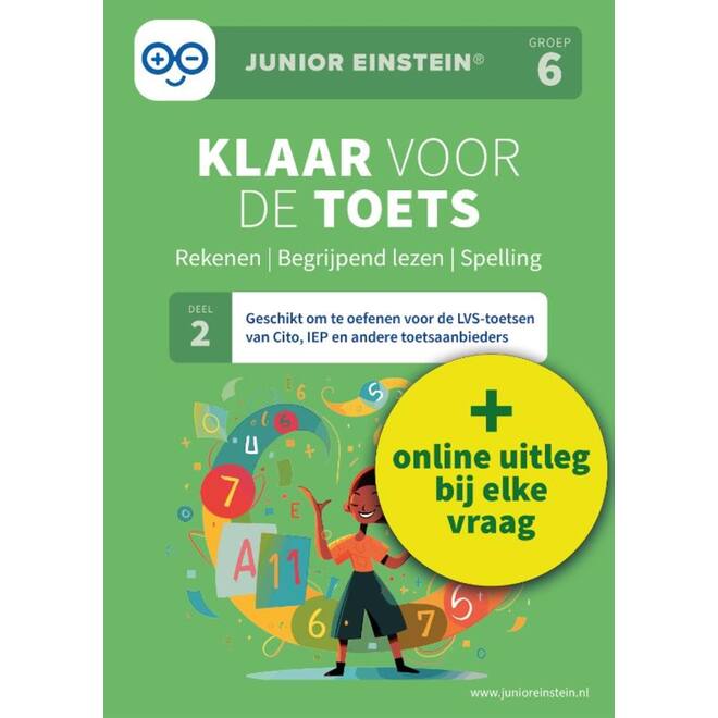 Klaar voor de toets Rekenen - Lezen - Spelling groep 6 deel 2