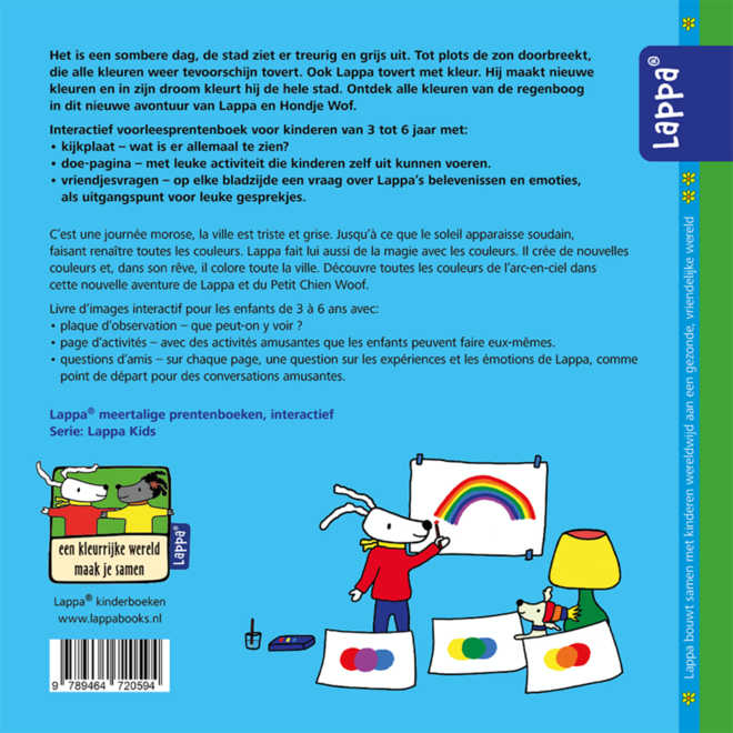 Lappa Kids - Lappa kleurt de stad (Nederlands - Frans)