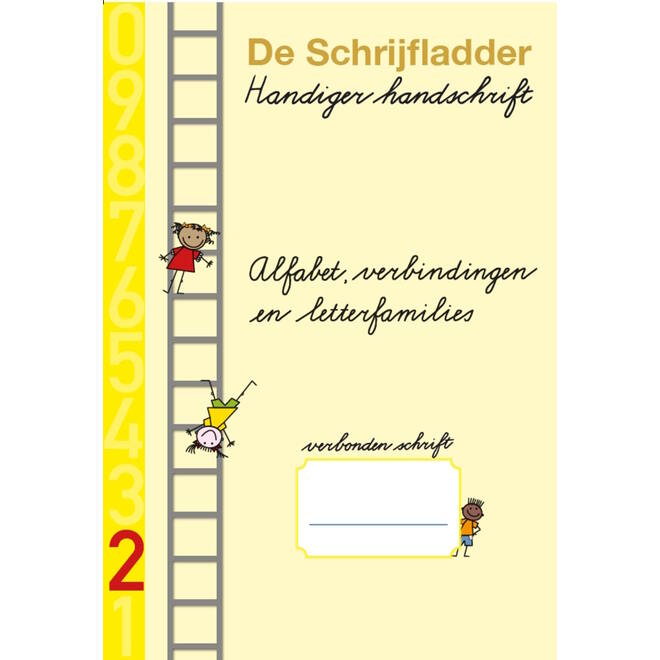 Handiger Handschrift groep 3 A4 Schrift 2 - Alfabet, verbindingen verbonden schrift