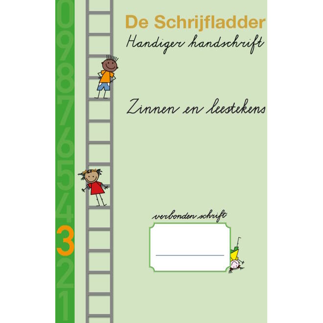 Handiger Handschrift groep 3 A4 Schrift 3 - Zinnen en leestekens verbonden schrift